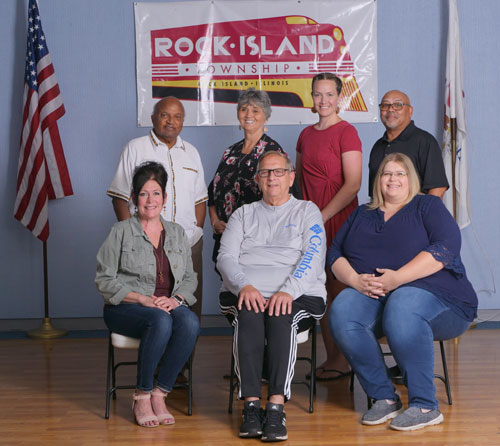 Photo of all the elected officials together in the township office